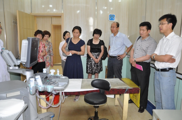 5月8日，菏泽市妇幼保健系统8位院长来我院参观