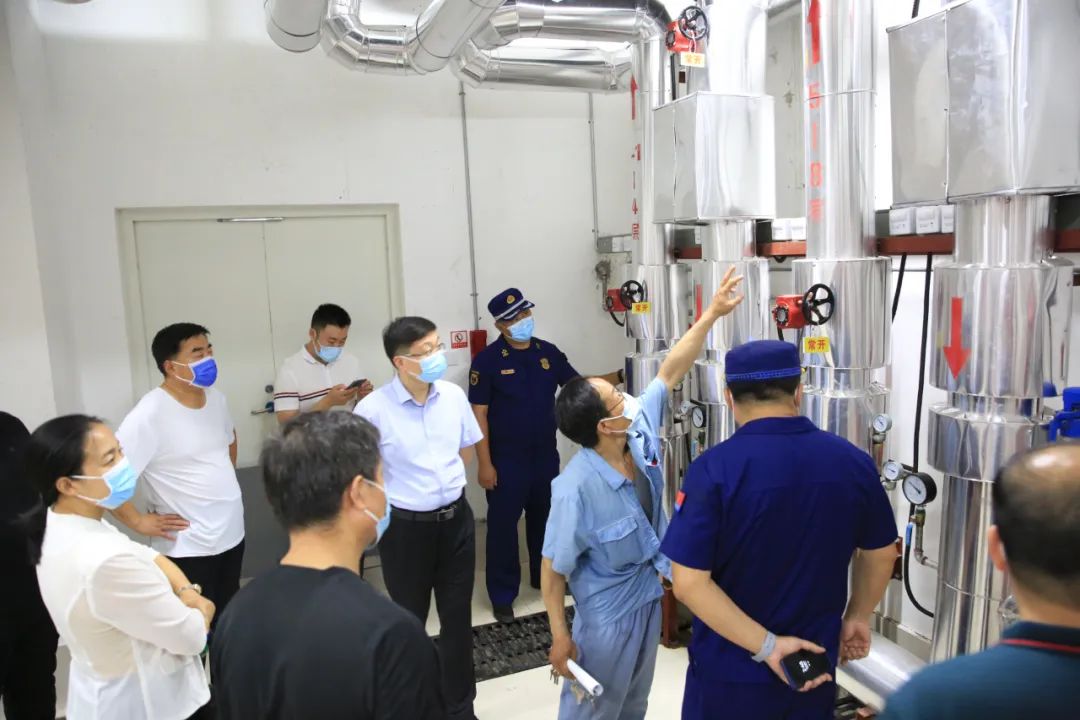 区领导视察齐都医院消防安全工作