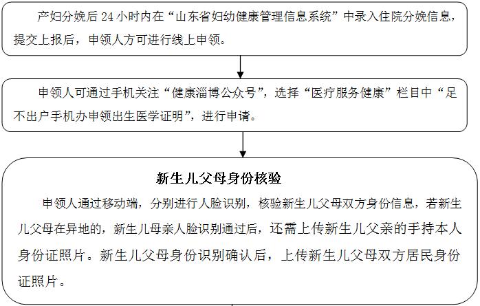 临淄区《出生医学证明》线上签发流程